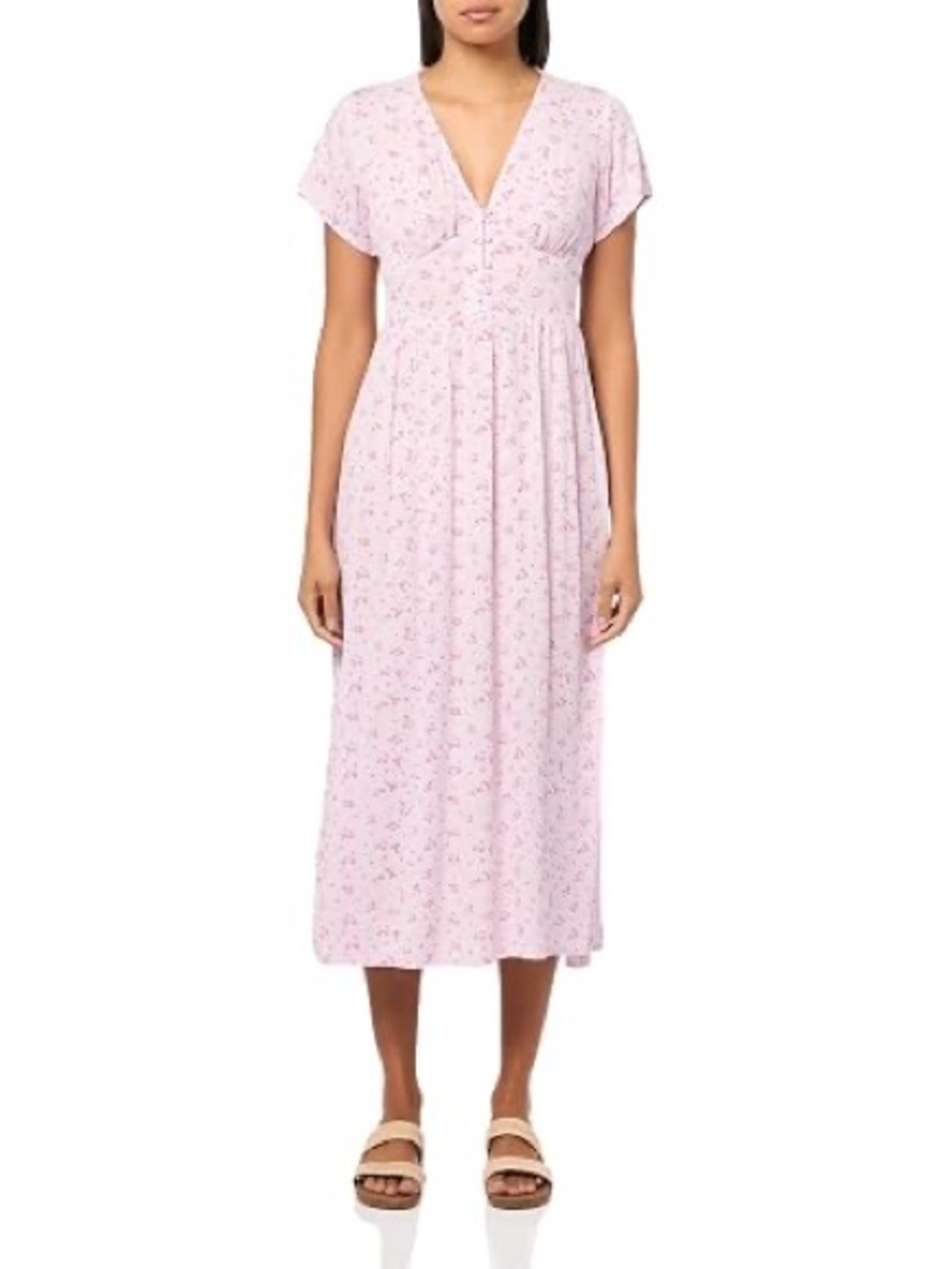 Billabong Women's Morning Sky V-Neck Midi Dress